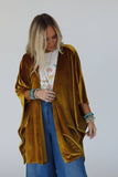 Savoy Velvet Kimono - Marigold: S/M