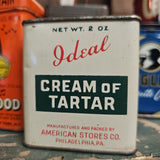 Vintage Ideal Cream of Tartar Tin