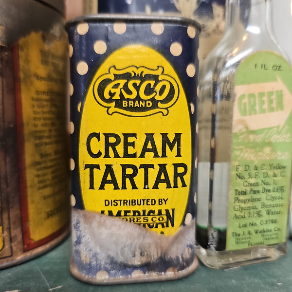 Vintage ASO Brand Cream Tartar Tin