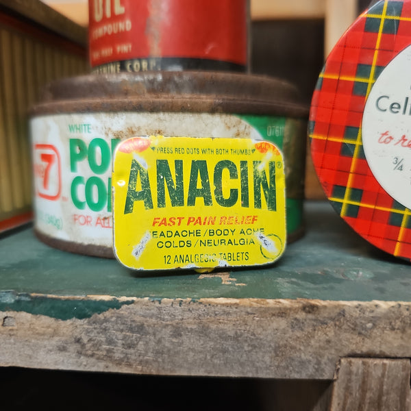 Vintage "ANACIN" Tin