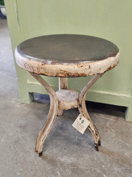 Vintage Metal Milking Stool