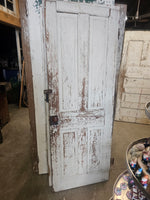 Old Solid Wood Four Panel Door