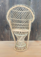 Rattan Peacock Plant Chair