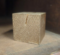 Gold Block Place Card Holder