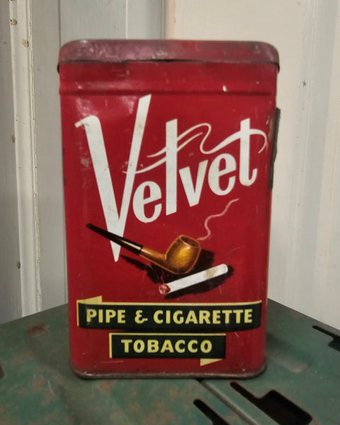 Vintage "Velvet" Tobacco Tin