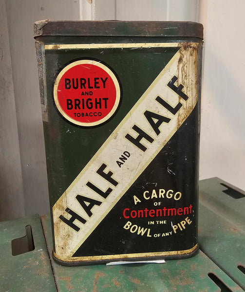 Vintage "Half and Half" Tobacco Tin