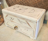 White Single Drawer Box