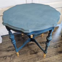 Aubusson Blue Octagonal Table
