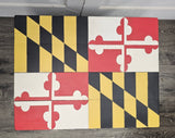 Maryland Flag Side Table