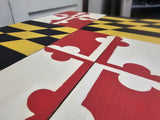 Maryland Flag Side Table