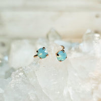 Pacific Opal Crystal Chaton Cut Ring