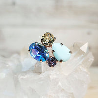 Four Stone Crystal Ring