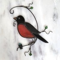 Stained Glass Robin