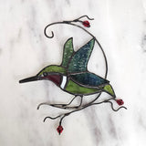 Stained Glass Hummingbird