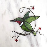 Stained Glass Hummingbird