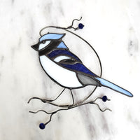 Stained Glass Bluejay