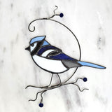 Stained Glass Bluejay