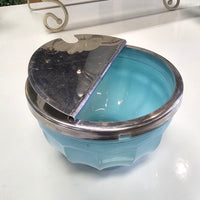 Vintage Blue Sugar Bowl