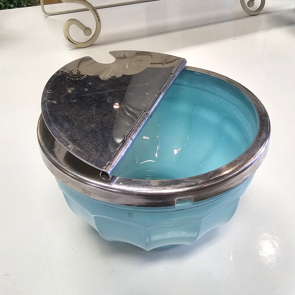 Vintage Blue Sugar Bowl