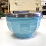 Vintage Blue Sugar Bowl