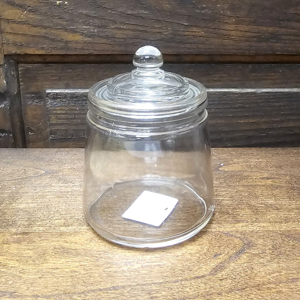 Vintage Glass Apothecary Jar with Lid