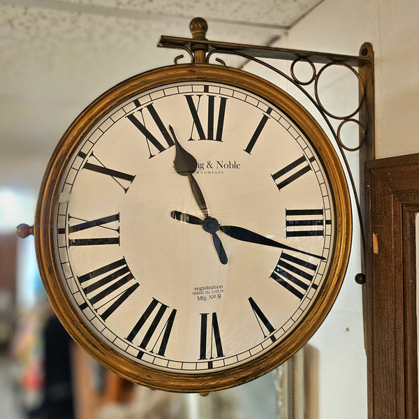 Wall Mounted Double Sided Clock