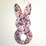 Floral Meadow Decoupaged Bunny