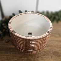 Rose Gold Disco Planter