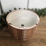 Rose Gold Disco Planter