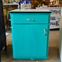 Florence Enamel Top Cabinet