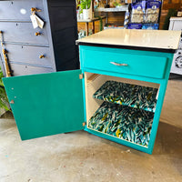 Florence Enamel Top Cabinet
