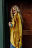 Savoy Velvet Kimono - Marigold: L/XL