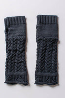 Grey Fingerless Gloves