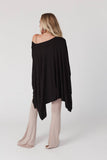 The Wren Boho Top - Black: XL