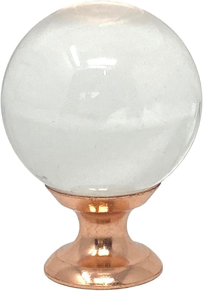 Copper & Glass Orb Knob