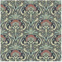 Art Deco Floral Decoupage Paper (by the foot)