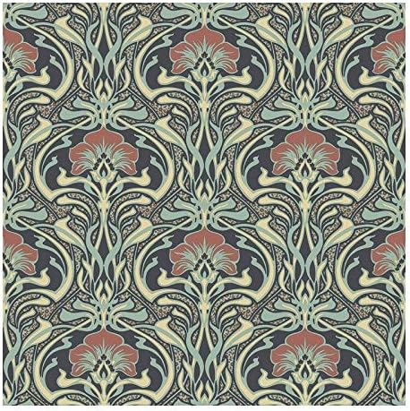 Art Deco Floral Decoupage Paper (by the foot)