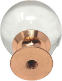 Copper & Glass Orb Knob