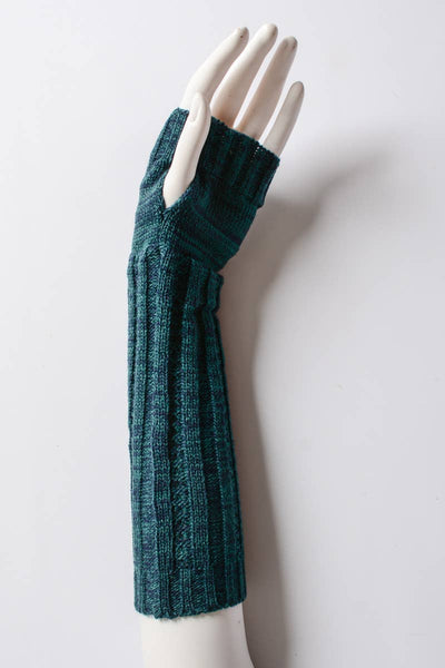 Teal Fingerless Gloves