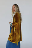 Savoy Velvet Kimono - Marigold: S/M