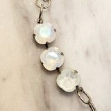 Three Stone Cushion Cut Bracelet - White