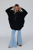 Nothing Better Contrast Top - Black: XL