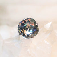 Black Diamond AB Cushion Cut Crystal Ring