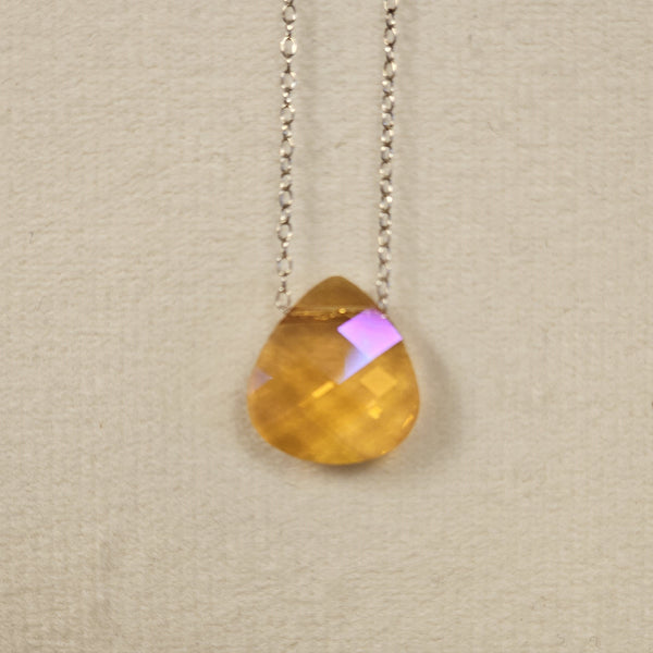 Brandy Briolette Pendant Necklace