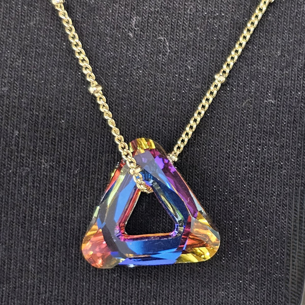 Crystal Triangle Necklace