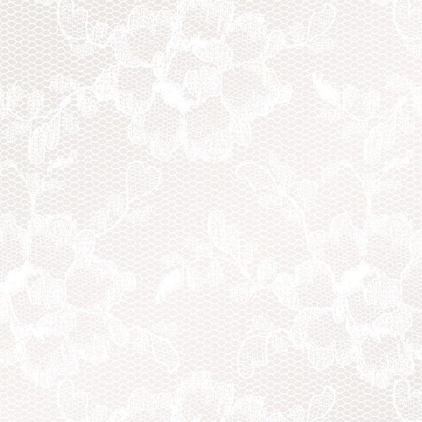 Pearl Textured Lace Peel & Stick Wallpaper