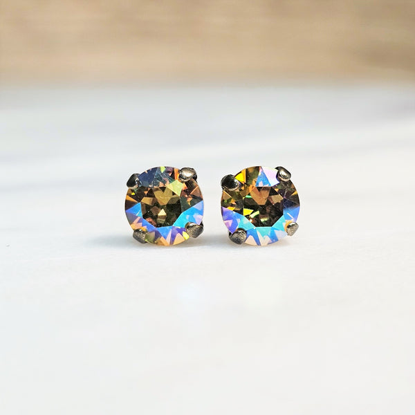 Sunflower GB Crystal Stud Earrings