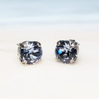 Tanzanite Crystal Stud Earrings