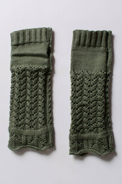 Sage Fingerless Gloves