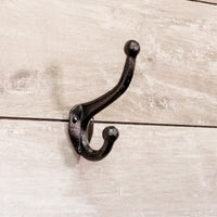 Double Black Wall Hook